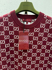 Gucci Reversible GG Wool Jacquard Top - 2