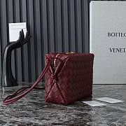 Bottega Veneta Small Loop Camera Bag Red Wine 22x15.5x9cm - 6