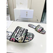 Dior Dway Embroidered Cotton Slides - 2