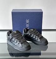 Dior B9S Skater Black Cannage Calfskin Sneaker - 1