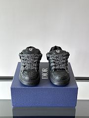 Dior B9S Skater Black Cannage Calfskin Sneaker - 3