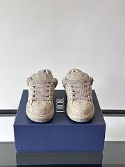 Dior B9S Skater Beige Cannage Calfskin Sneaker - 4