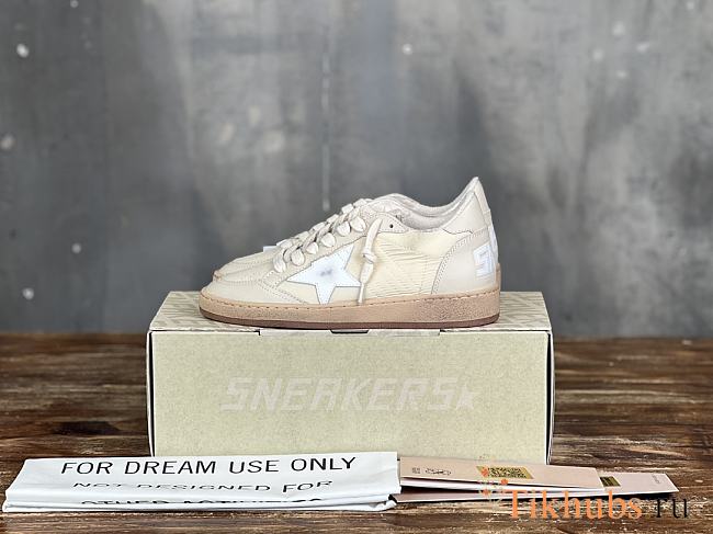 Golden Goose White Beige Sneaker - 1