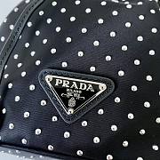 Prada Re-Nylon Mini-bag Black Studs Bag 19.5x15.5x10cm - 3