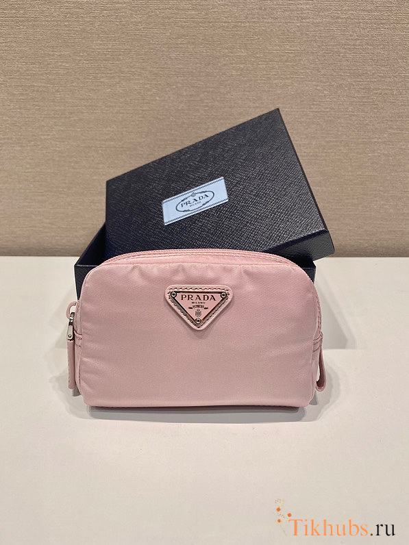 Prada Re-Nylon Necessaire Pink 12x8x3.5cm - 1