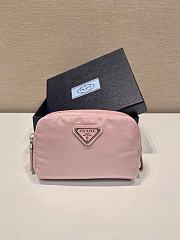 Prada Re-Nylon Necessaire Pink 12x8x3.5cm - 1