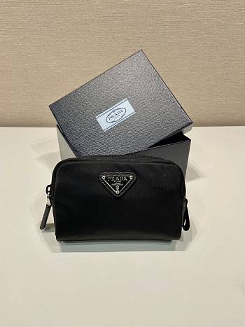 Prada Re-Nylon Necessaire Black 12x8x3.5cm