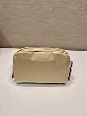 Prada Re-Nylon Necessaire Beige 12x8x3.5cm - 5