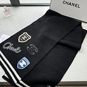 Chanel 24k Black Scarf 200x30cm - 2