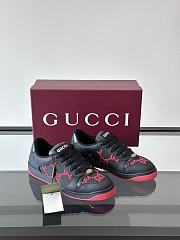 Gucci Screener Sneaker Black Red - 1