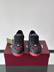 Gucci Screener Sneaker Black Red - 3