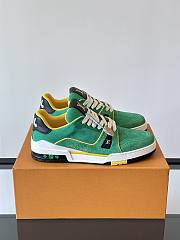 Louis Vuitton LV Green Trainer Sneaker - 1