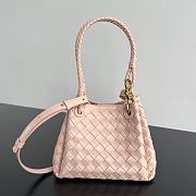 Bottega Veneta Andiamo Parachute Tote Pink 21x17x16.5cm - 1