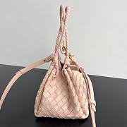 Bottega Veneta Andiamo Parachute Tote Pink 21x17x16.5cm - 5