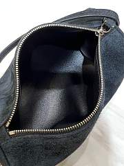 The Row 90s Small Suede Tote Black 19.5x10x8cm - 3