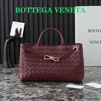 Bottega Veneta Small East/West Andiamo Red Wine 29x18x10cm