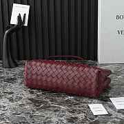 Bottega Veneta Small East/West Andiamo Red Wine 29x18x10cm - 4