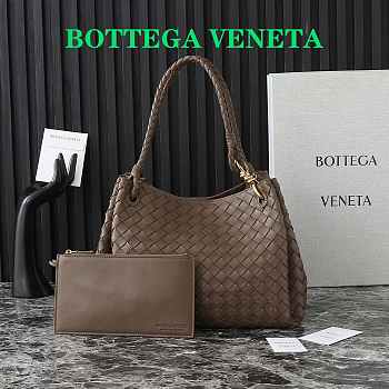 Bottega Veneta Medium Andiamo Parachute Tote Brown 30x26x20cm