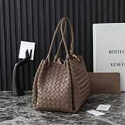 Bottega Veneta Medium Andiamo Parachute Tote Brown 30x26x20cm - 6