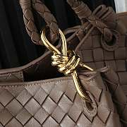 Bottega Veneta Medium Andiamo Parachute Tote Brown 30x26x20cm - 5