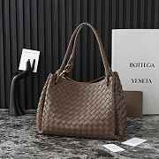 Bottega Veneta Medium Andiamo Parachute Tote Brown 30x26x20cm - 3