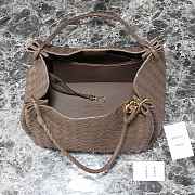 Bottega Veneta Medium Andiamo Parachute Tote Brown 30x26x20cm - 2