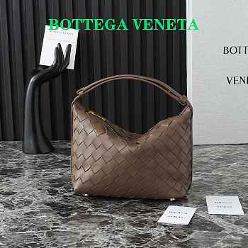 Bottega Veneta Mini Wallace Shoulder Bag Brown 20x13x9.5cm