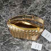 Bottega Veneta Mini Wallace Shoulder Bag Gold 20x13x9.5cm - 3