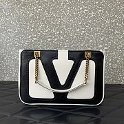 Valentino Garavani Viva Superstar Small Bag Black White 27x18x3cm - 1