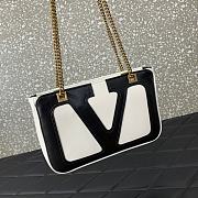 Valentino Garavani Viva Superstar Small Bag Black White 27x18x3cm - 2