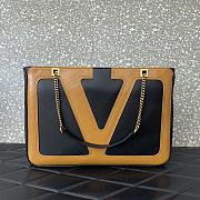 Valentino Garavani Viva Superstar Medium Bag Black Brown 37x26x2cm - 1