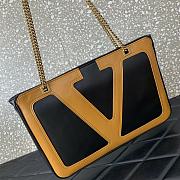 Valentino Garavani Viva Superstar Medium Bag Black Brown 37x26x2cm - 5