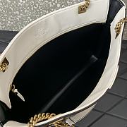 Valentino Garavani Viva Superstar Medium Bag Black White 37x26x2cm - 5