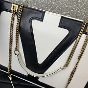 Valentino Garavani Viva Superstar Medium Bag Black White 37x26x2cm - 4