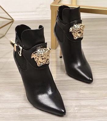 Versace Palazzo High Heel Booties 10cm