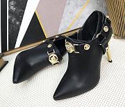 Versace Harness Black Bootie 10cm - 5