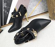 Versace Harness Black Bootie 10cm - 4