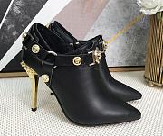 Versace Harness Black Bootie 10cm - 2