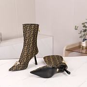 Fendi Fendace FF Jacquard Boots - 5