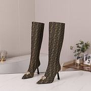 Fendi Fendace FF Jacquard Boots - 2