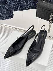 Celine Alma Triomphe Slingback Patent Black 5cm - 3