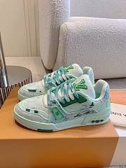 Louis Vuitton LV Green Trainer Sneaker 02 - 5