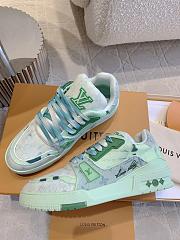 Louis Vuitton LV Green Trainer Sneaker 02 - 3