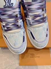 Louis Vuitton LV Blue Trainer Sneaker - 6