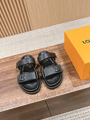 Louis Vuitton LV Full Black Sandal - 1