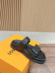 Louis Vuitton LV Full Black Sandal - 4