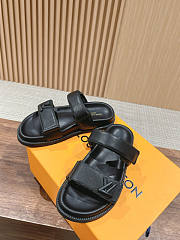 Louis Vuitton LV Full Black Sandal - 3