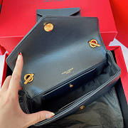 YSL Loulou Mini Bag Black Lambksin 20x12x5cm - 2