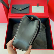 YSL Loulou Small Bag Black Lambksin 24x14x6cm - 5