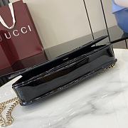 Gucci Blondie Small Shoulder Bag Black Patent 29.5x12.5x7cm - 4